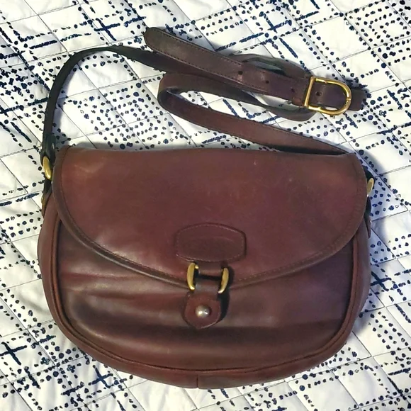 Vintage Australian Cowhide Leather Shoulder Bag - Picture 1 of 8